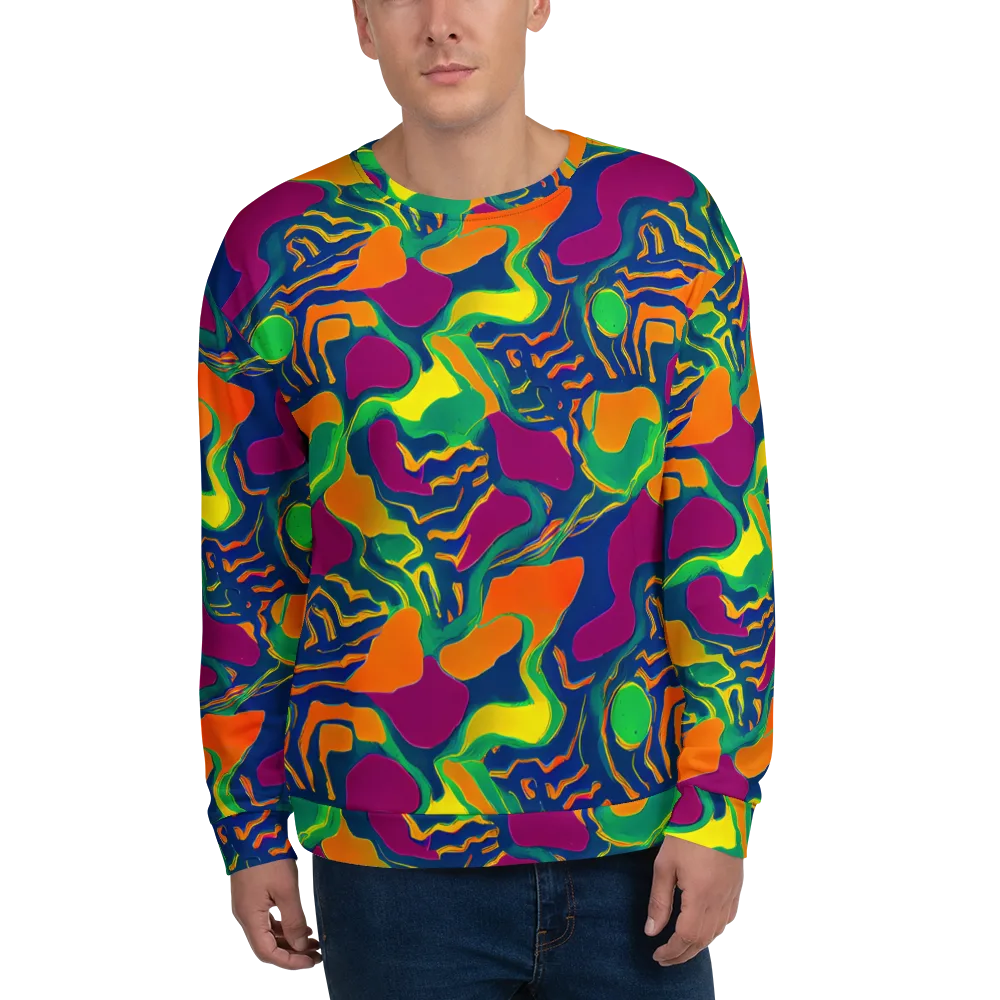 Magma Garden on Sweatshirt — Front