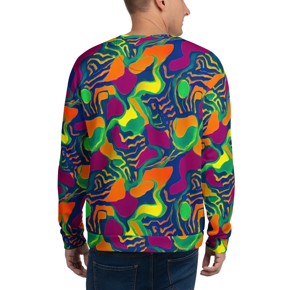 Magma Garden on Sweatshirt — Back