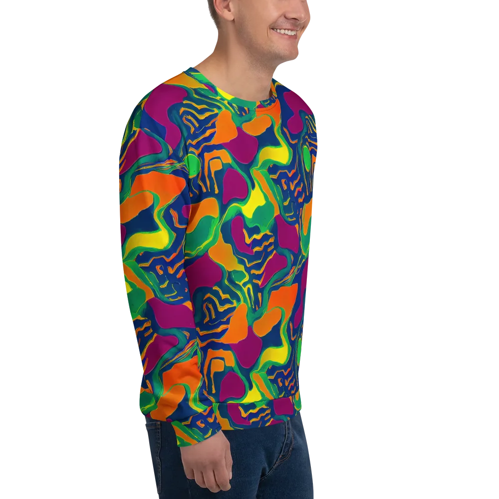 Magma Garden on Sweatshirt — Right Front