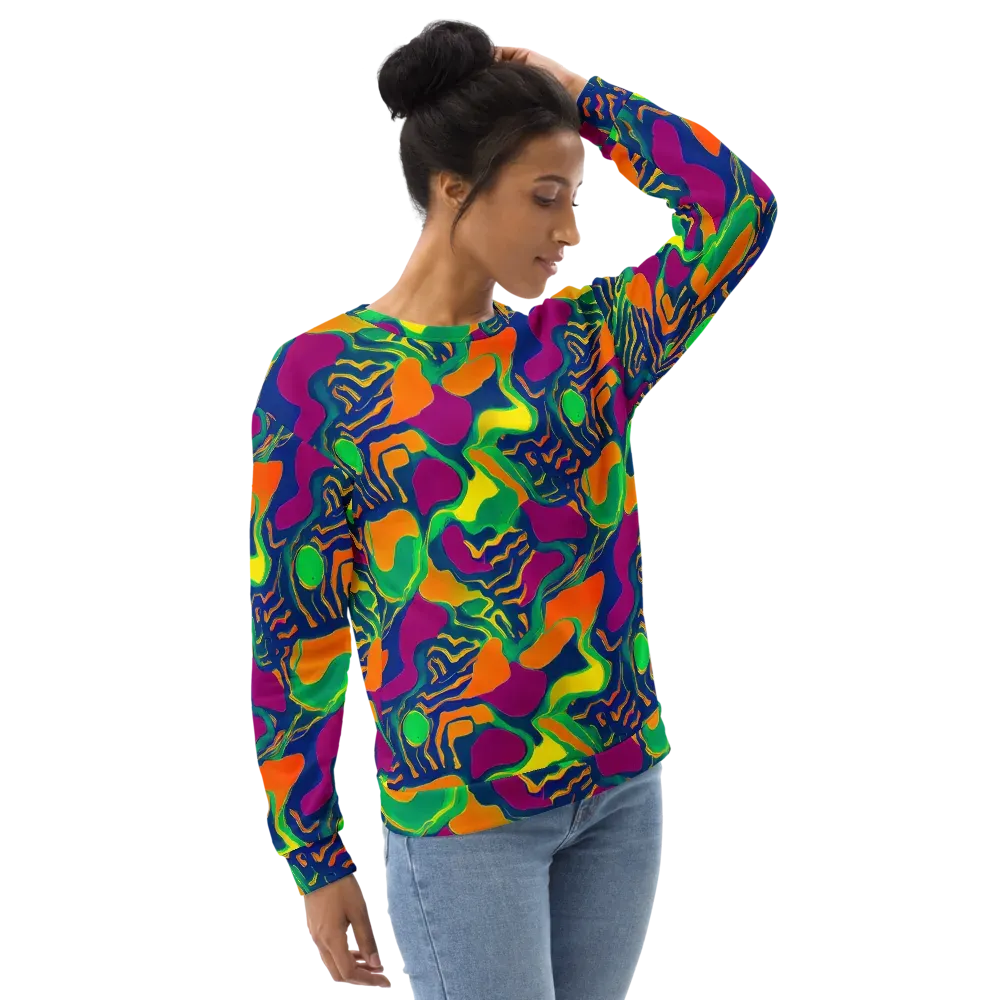 Magma Garden on Sweatshirt — Right Front