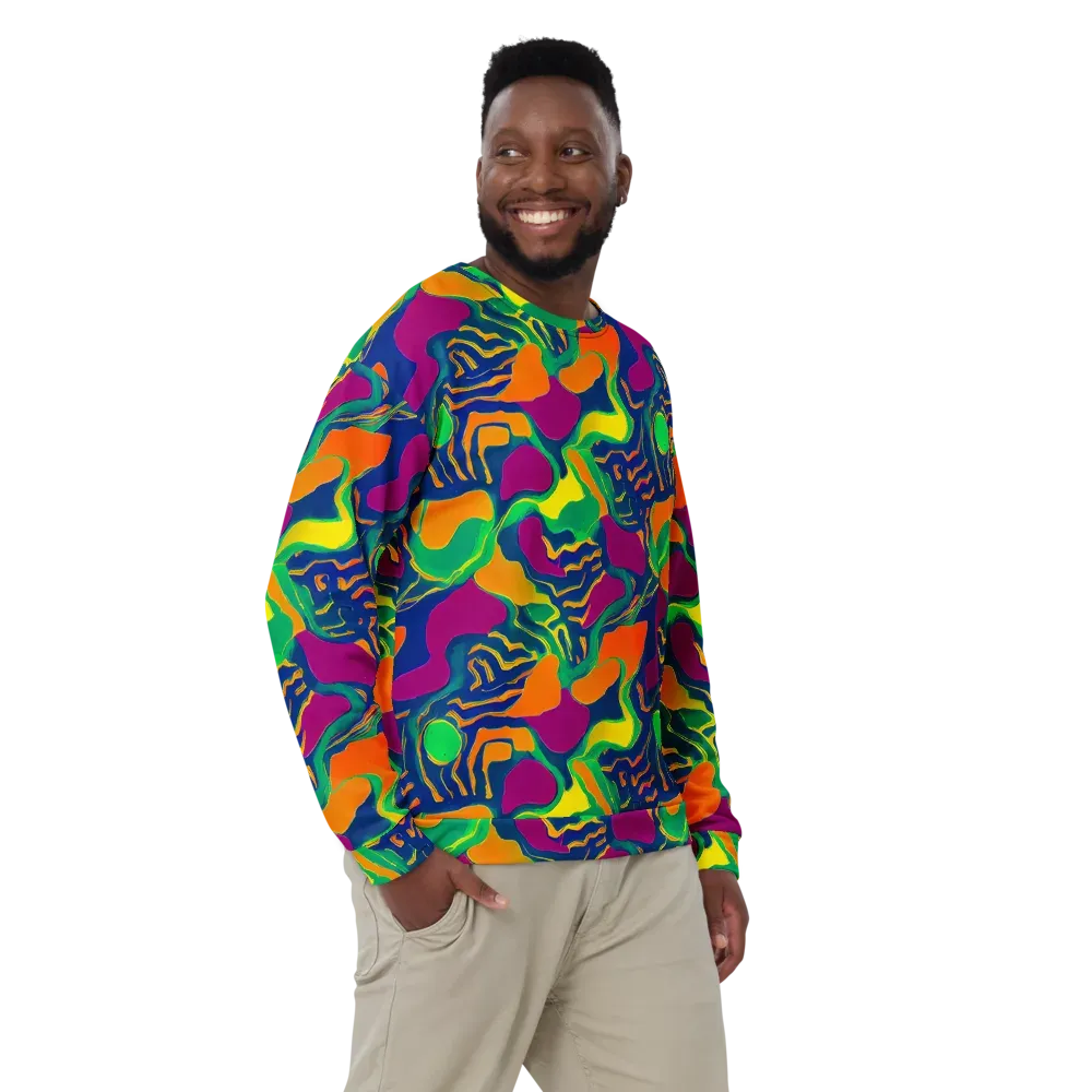 Magma Garden on Sweatshirt — Front