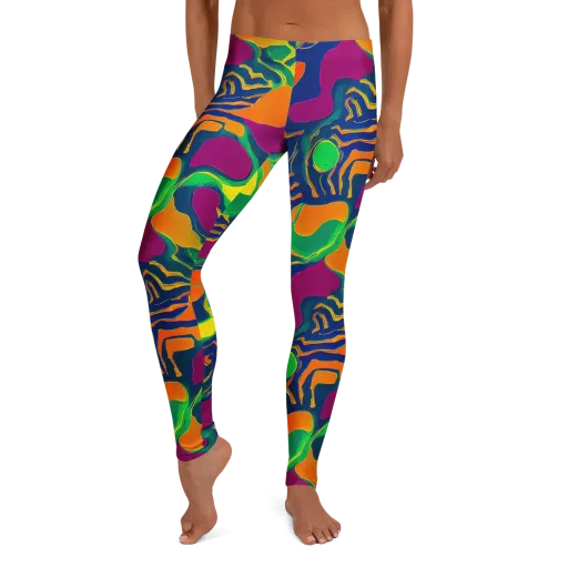 Magma Garden on a Leggings
