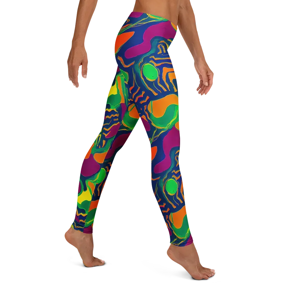 Magma Garden on Leggings — Right