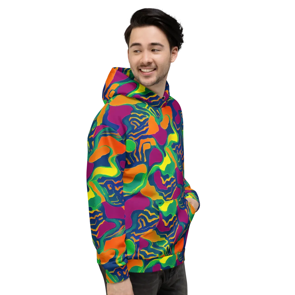 Magma Garden on Hoodie — Right