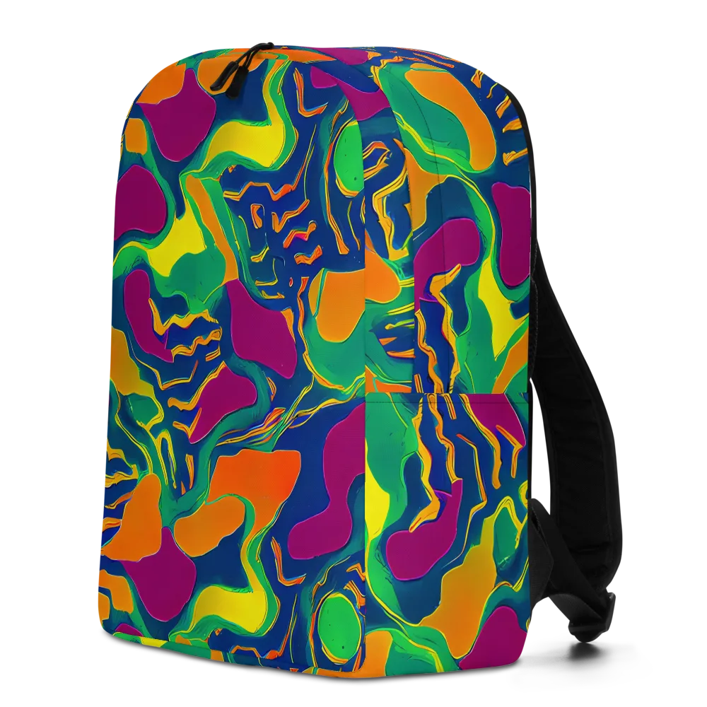 Magma Garden on Minimalist Backpack — Left
