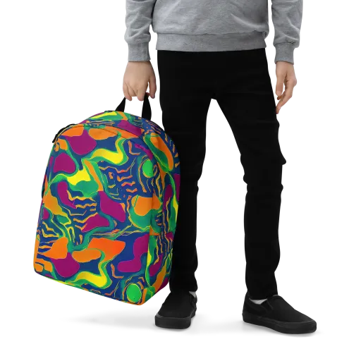 Magma Garden on a Minimalist Backpack