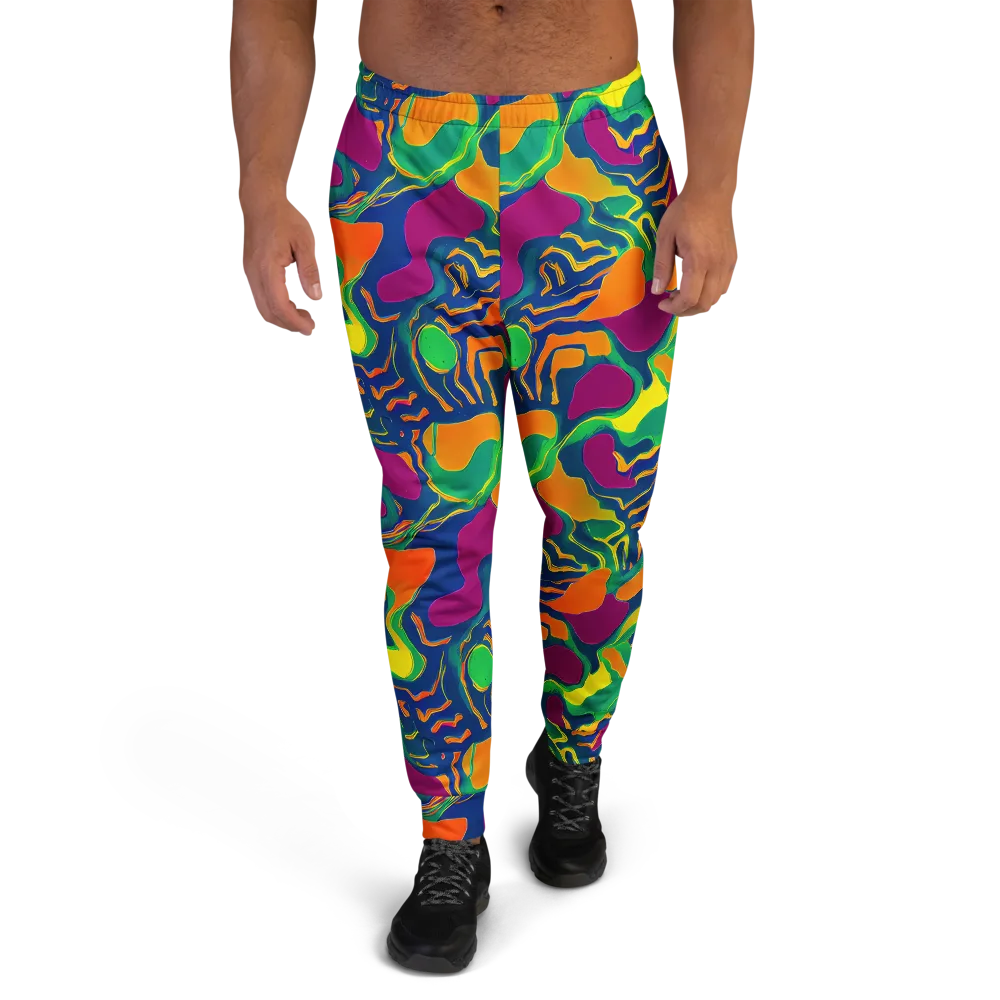 Magma Garden on Men's Joggers — Front