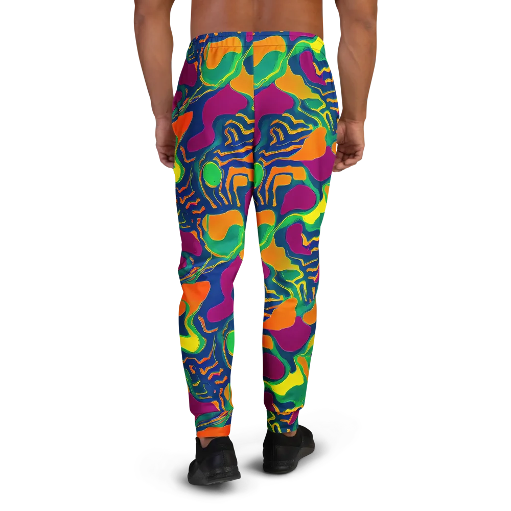 Magma Garden on Men's Joggers — Back