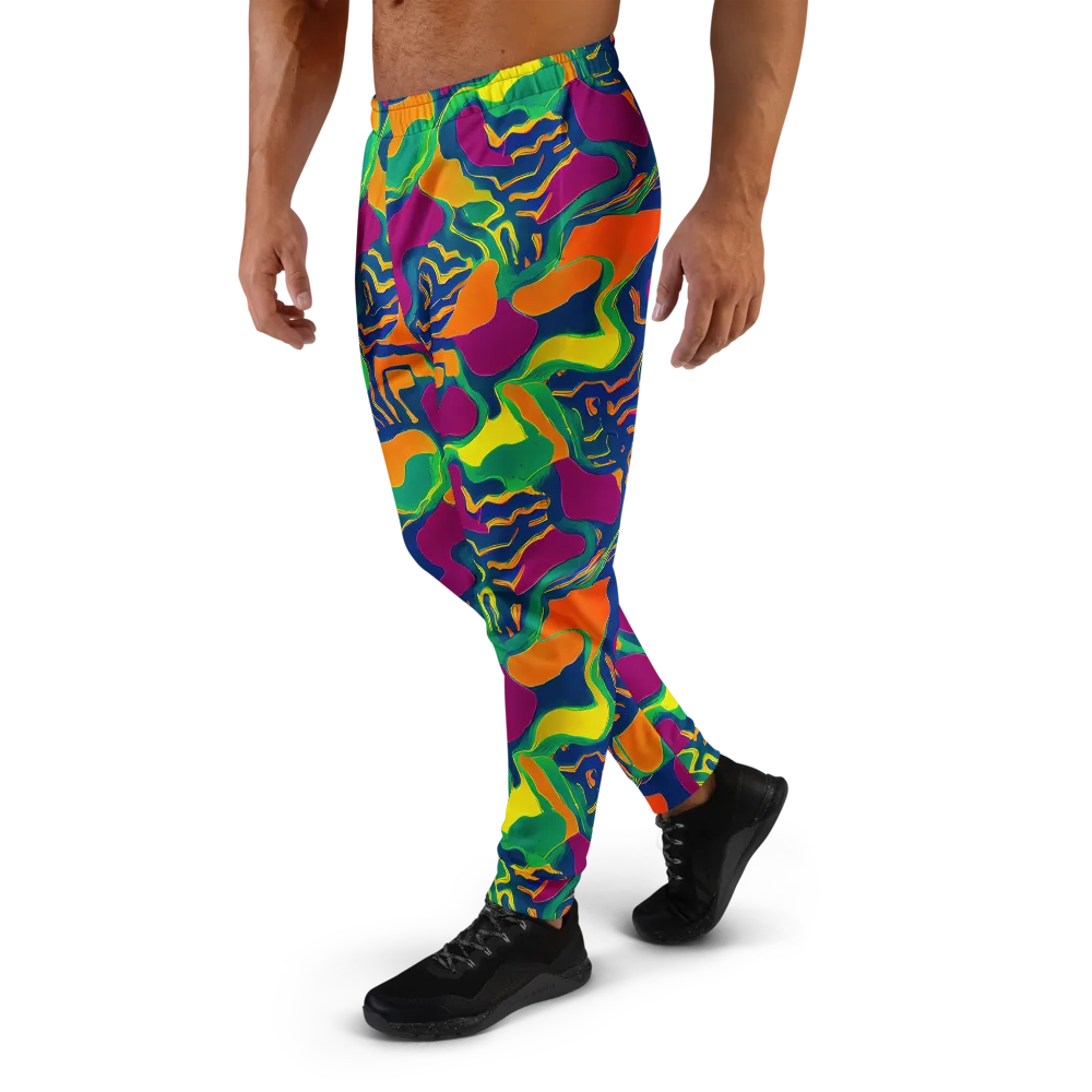 Magma Garden on Men's Joggers — Left