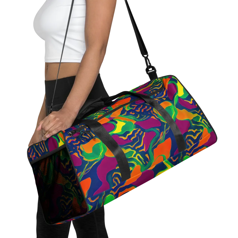 Magma Garden on Duffle Bag — Front