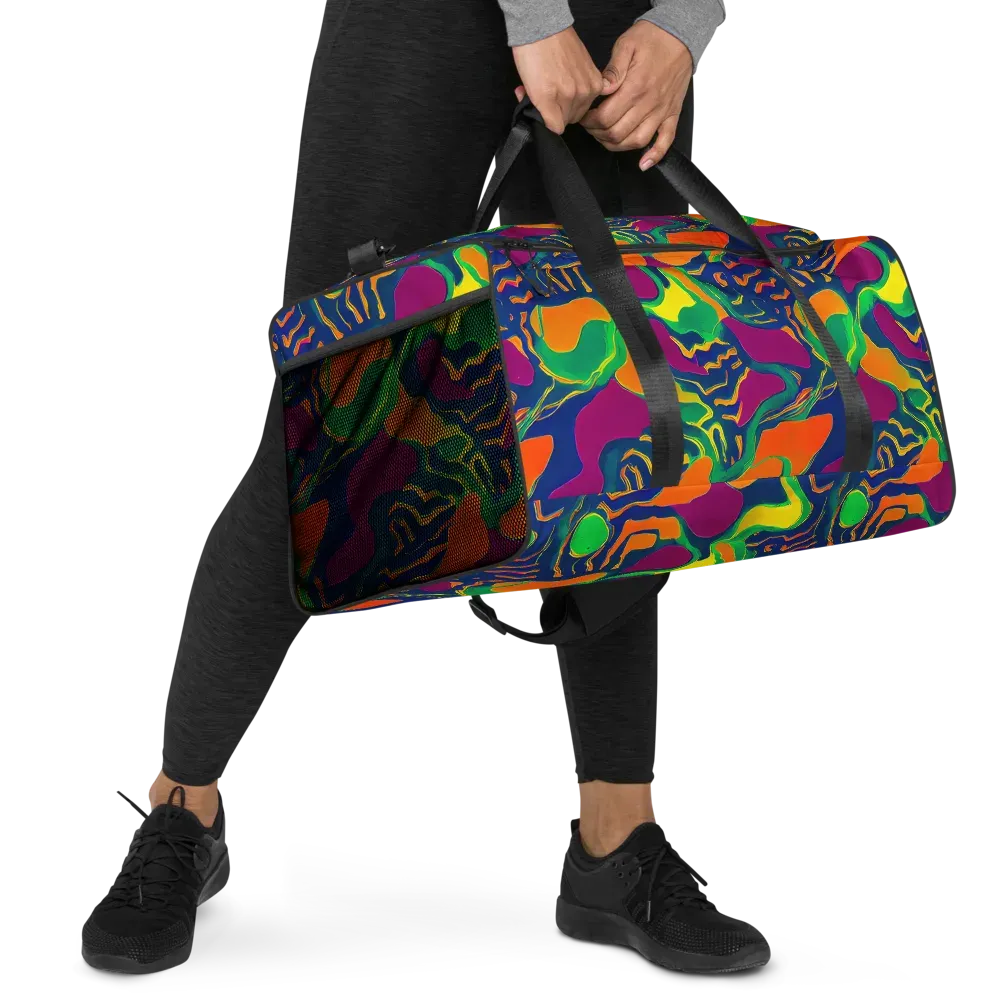 Magma Garden on Duffle Bag — Right Front