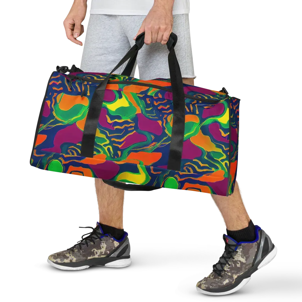 Magma Garden on Duffle Bag — Front