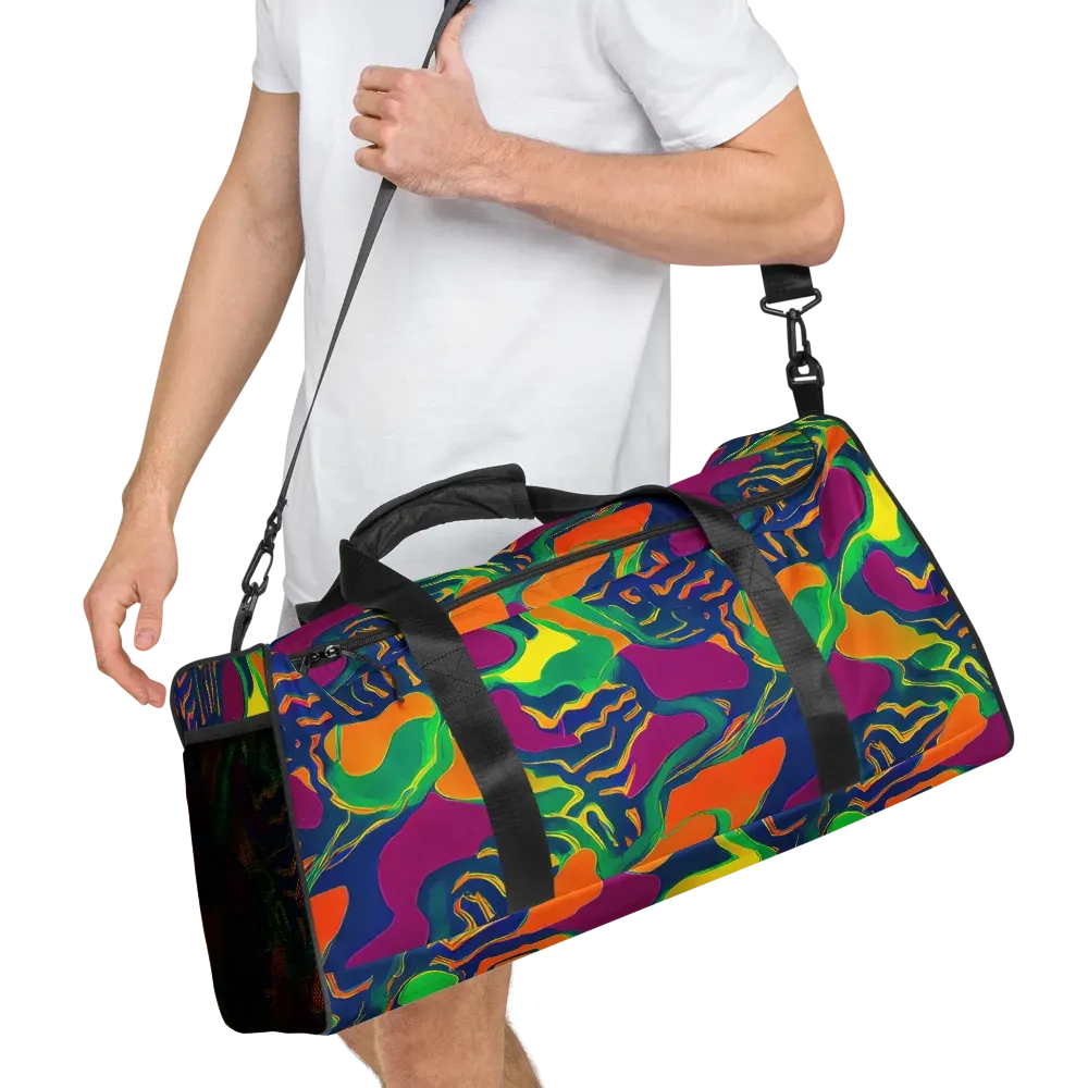 Magma Garden on Duffle Bag — Right Front