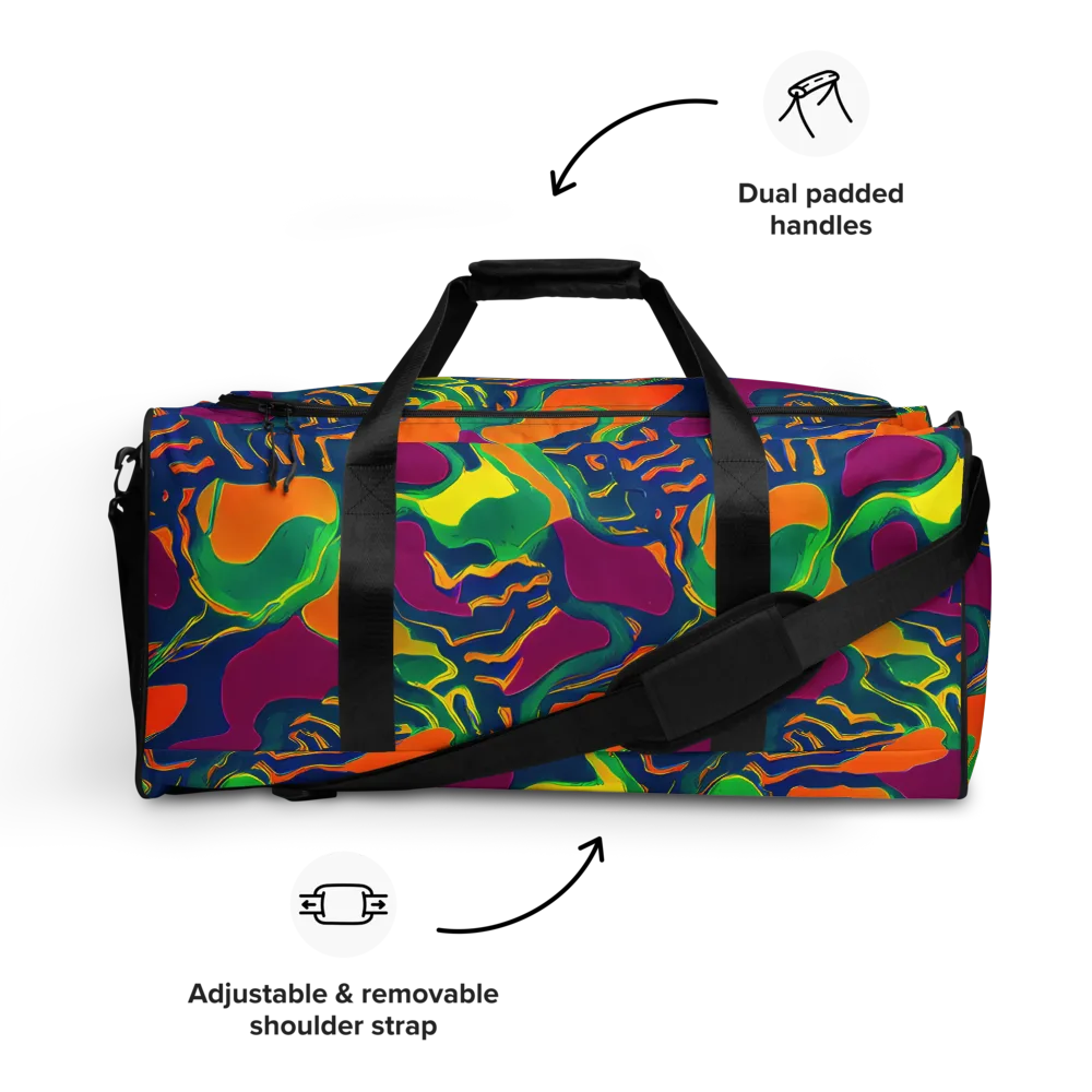Magma Garden on Duffle Bag — Front