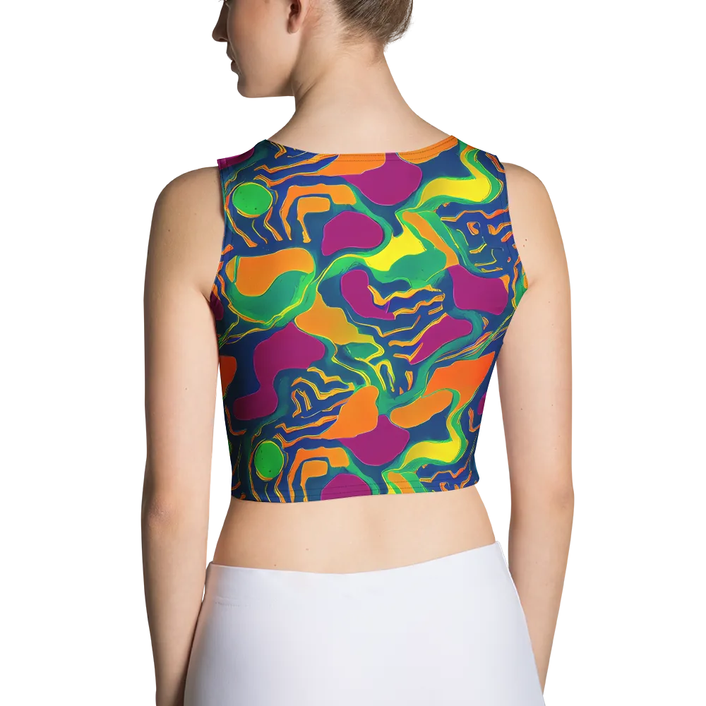 Magma Garden on Crop Top — Back