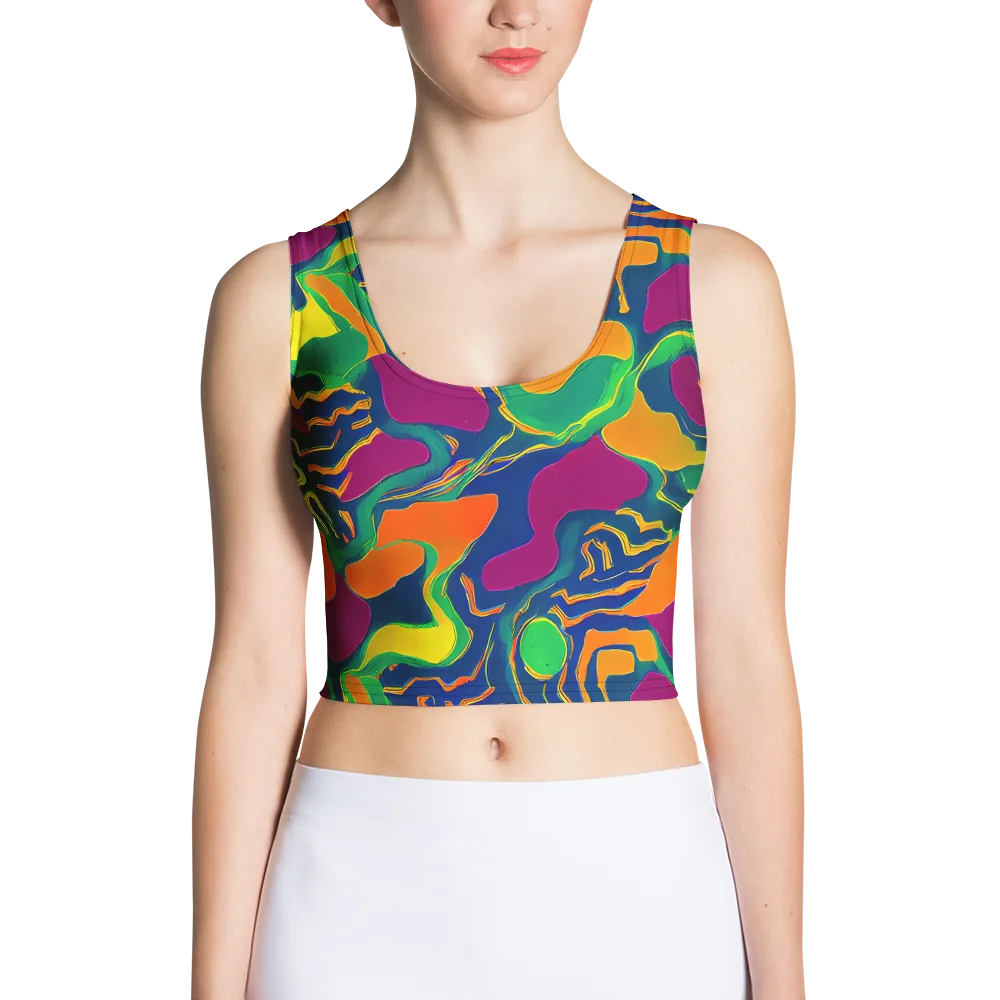 Magma Garden on Crop Top — Front
