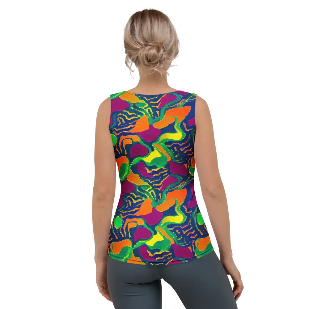 Magma Garden on Women's Tank Top — Back