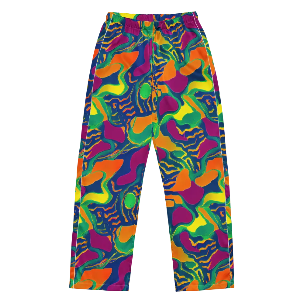 Magma Garden on Women's Pajama Pants — Front