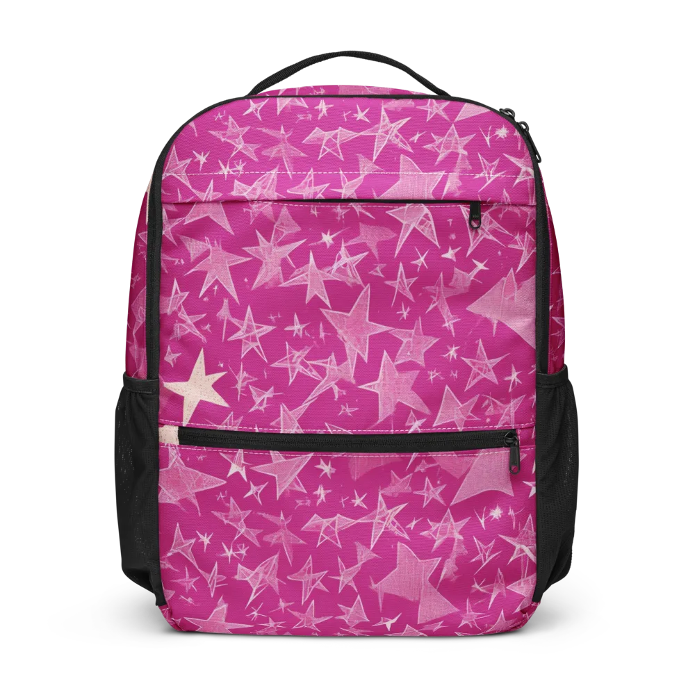 Fuchsia Skies on Utility Backpack — Front