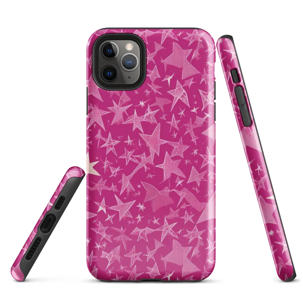 Fuchsia Skies on Tough Case for iPhone® — Front