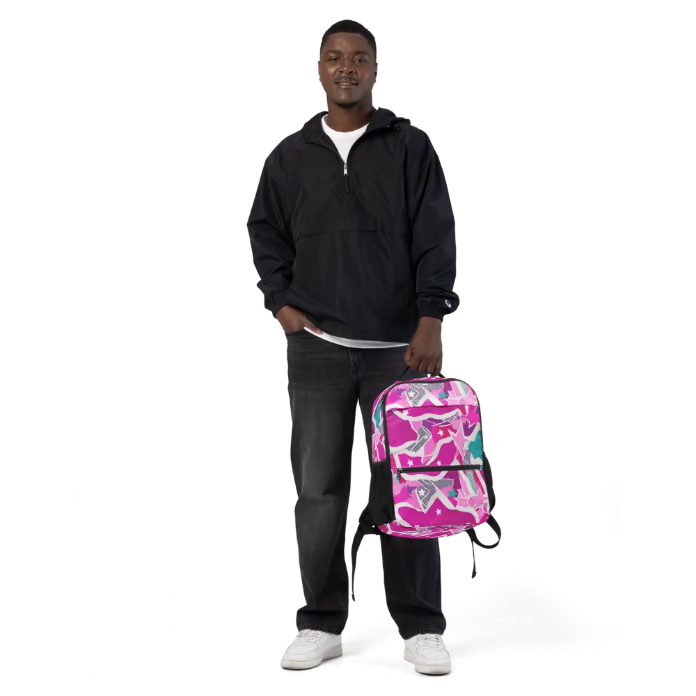 Ultraviolet Parade on Utility Backpack — Front