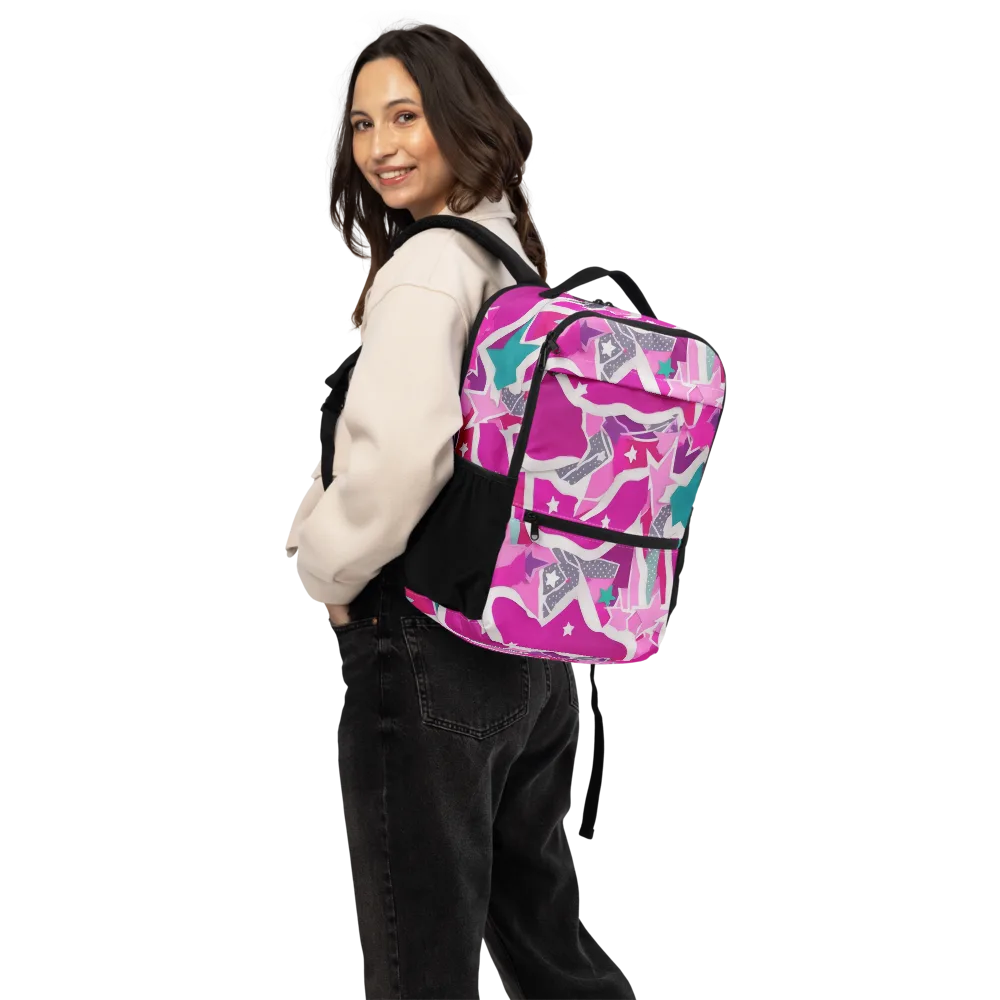 Ultraviolet Parade on Utility Backpack — Back