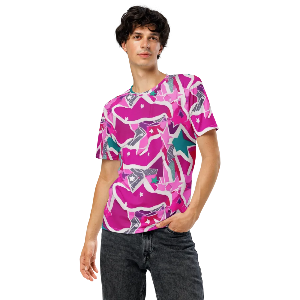 Ultraviolet Parade on Men's Crew Neck T-Shirt — Front