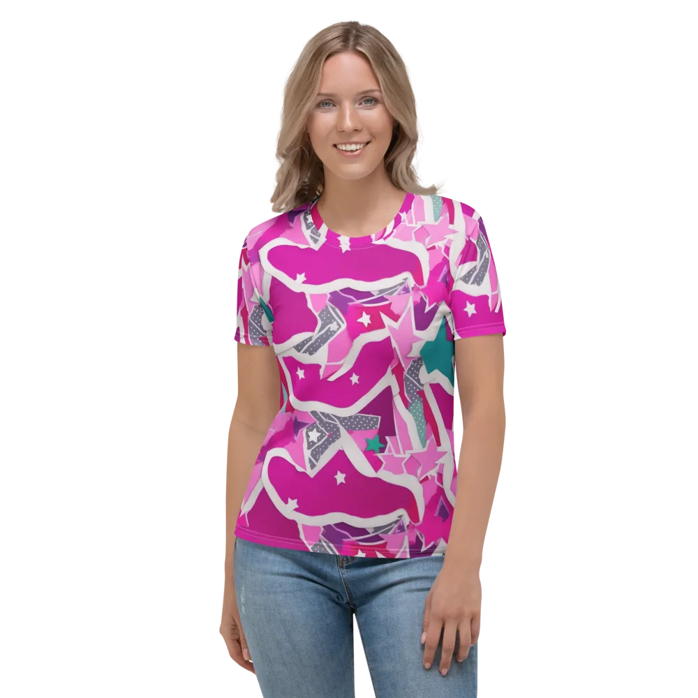 Ultraviolet Parade on Women's Crew Neck T-Shirt — Front