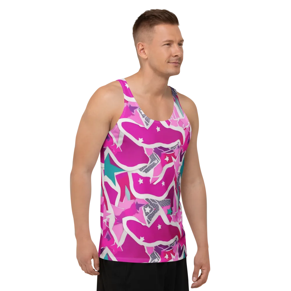 Ultraviolet Parade on Men's Tank Top — Right Front