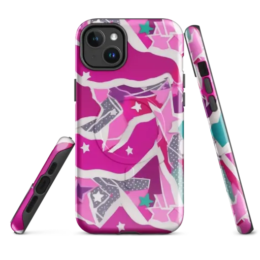 Ultraviolet Parade on a MagSafe Tough Case for iPhone®