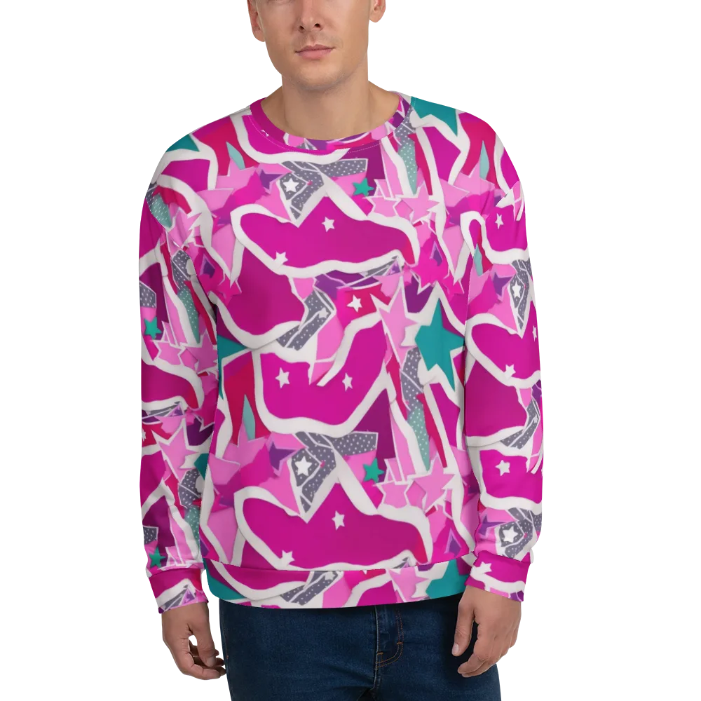 Ultraviolet Parade on Sweatshirt — Front