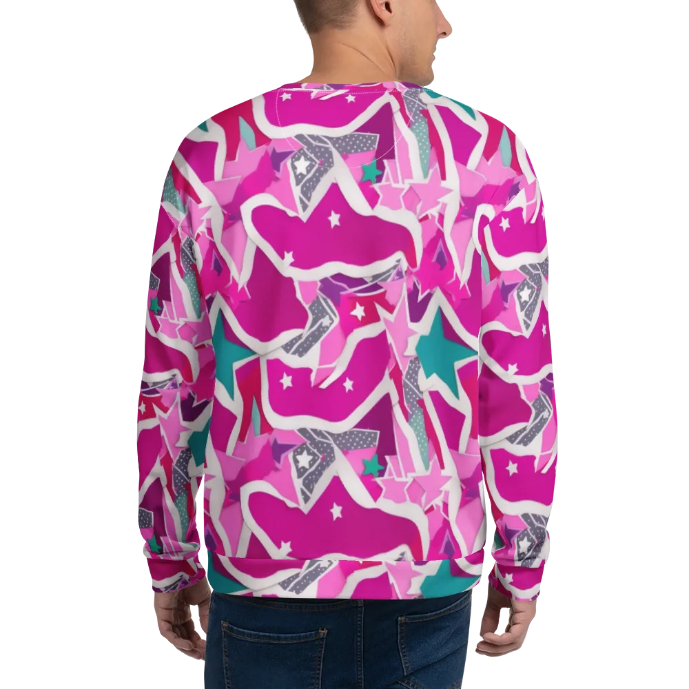 Ultraviolet Parade on Sweatshirt — Back