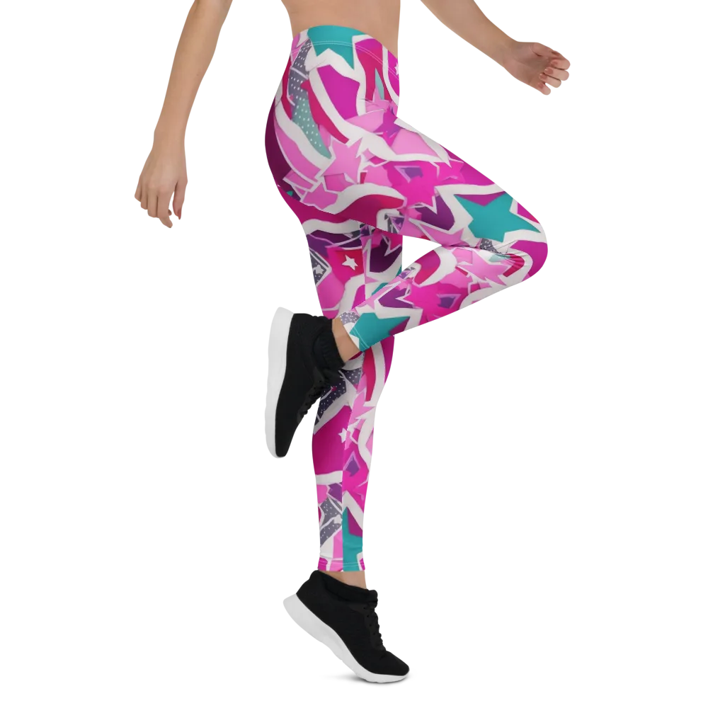 Ultraviolet Parade on Leggings — Right