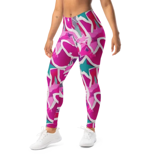 Ultraviolet Parade on a Leggings