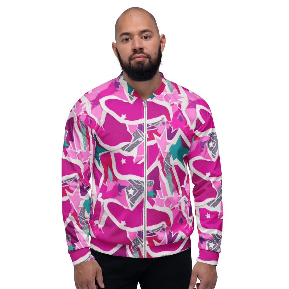 Ultraviolet Parade on Bomber Jacket — Front
