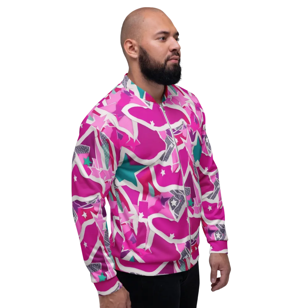 Ultraviolet Parade on Bomber Jacket — Right