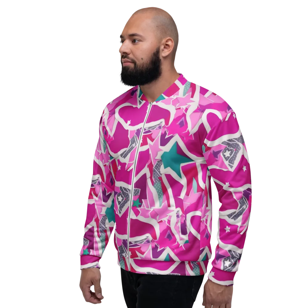 Ultraviolet Parade on Bomber Jacket — Left