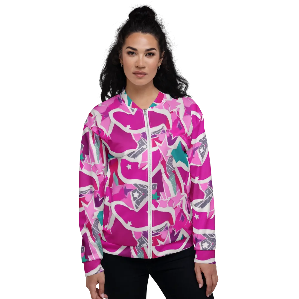 Ultraviolet Parade on Bomber Jacket — Front