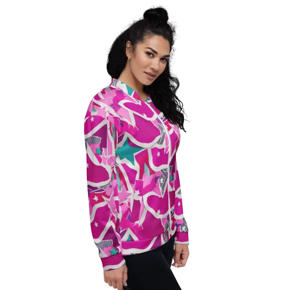 Ultraviolet Parade on Bomber Jacket — Right