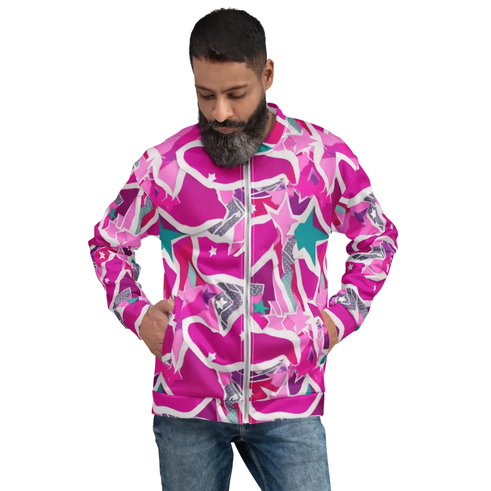 Ultraviolet Parade on Bomber Jacket — Front