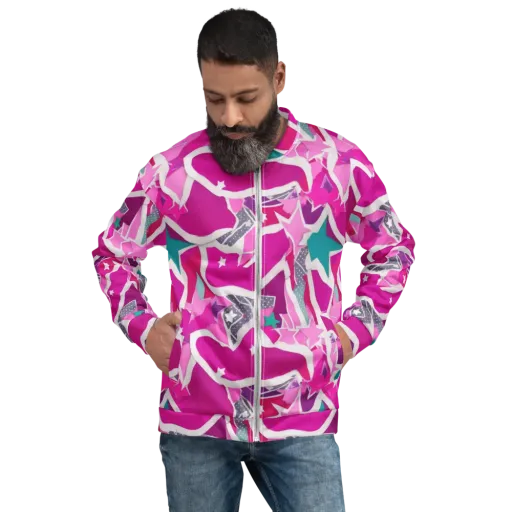 Ultraviolet Parade on a Bomber Jacket