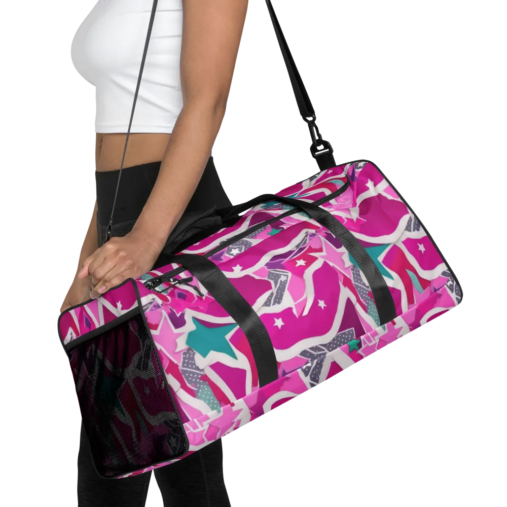 Ultraviolet Parade on Duffle Bag — Front