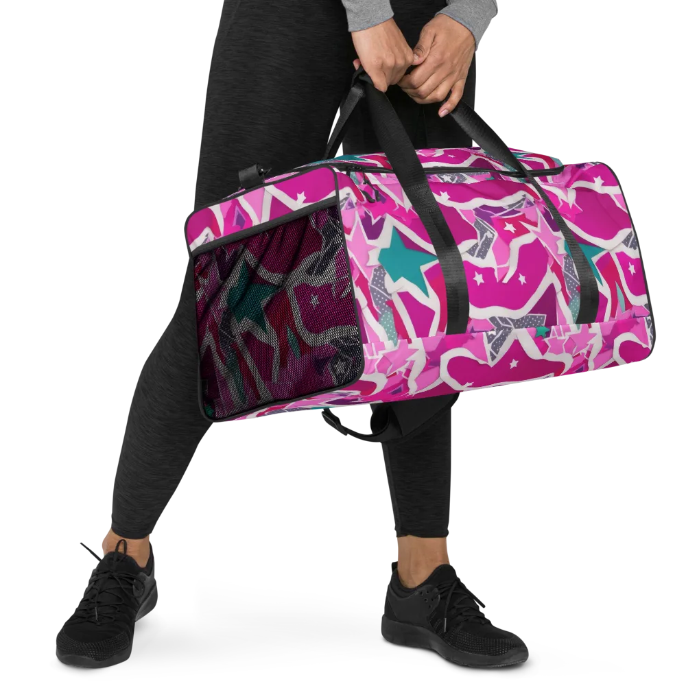 Ultraviolet Parade on Duffle Bag — Right Front