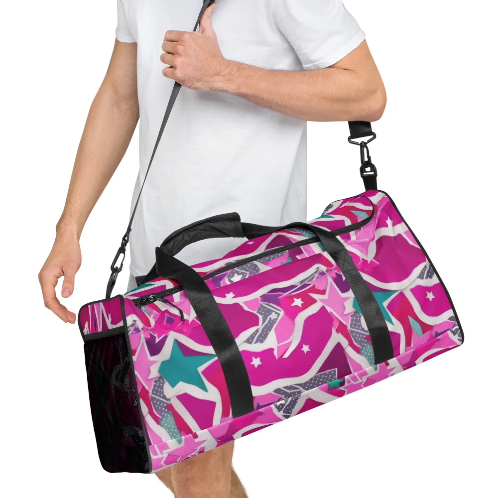 Ultraviolet Parade on Duffle Bag — Right Front