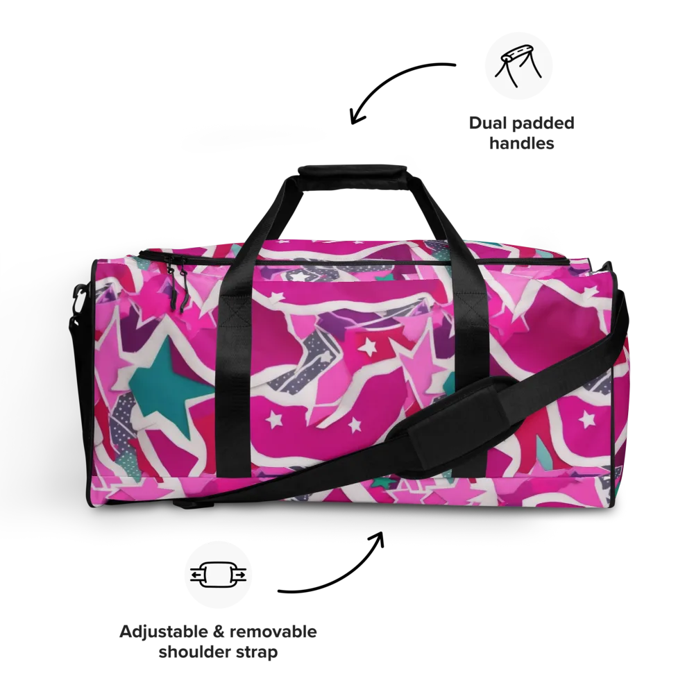 Ultraviolet Parade on Duffle Bag — Front