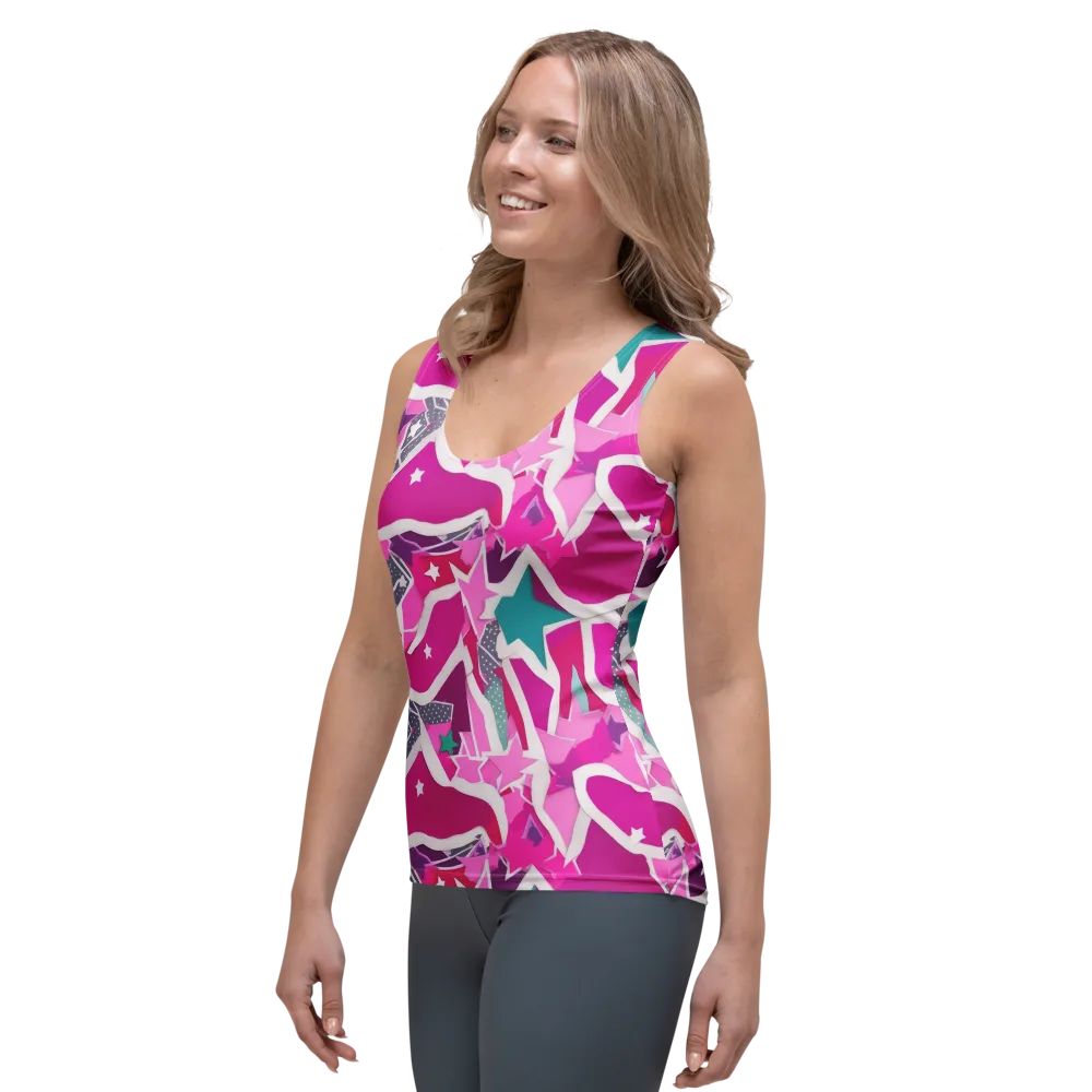 Ultraviolet Parade on Women's Tank Top — Left Front