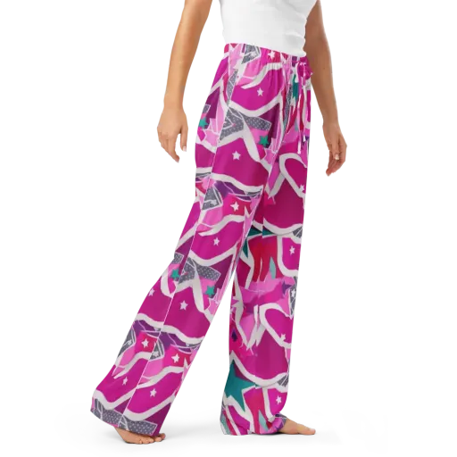 Ultraviolet Parade on a Women's Pajama Pants