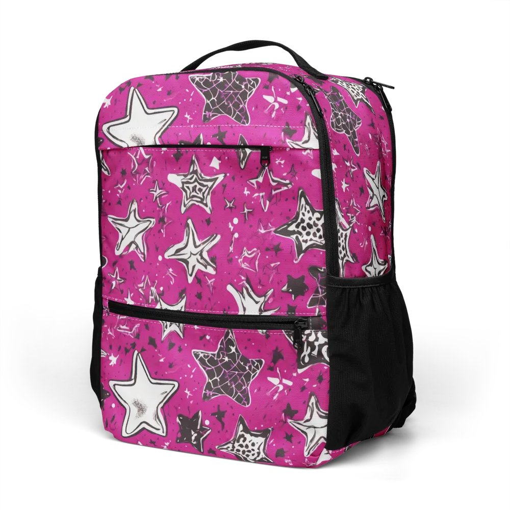 Electric Starfall on Utility Backpack — Left Front