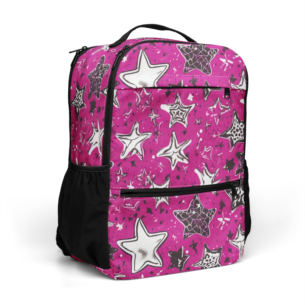 Electric Starfall on Utility Backpack — Right Front