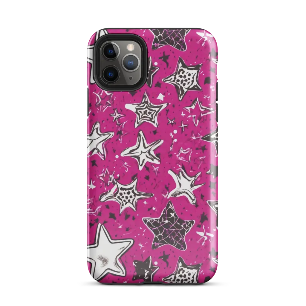 Electric Starfall on Tough Case for iPhone® — Front